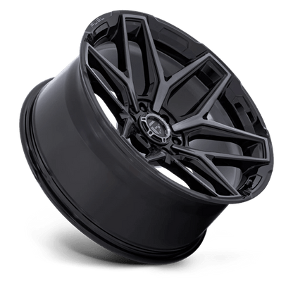 Fuel 1PC | FLUX | 18.0x9.00 | 6X139.7 | 1 | GLOSS BLACK BRUSH FC GRAY DDDT