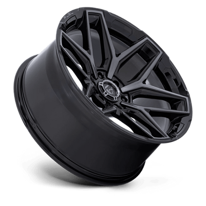 Fuel 1PC | FLUX | 18.0x9.00 | 6X120 | 20 | GLOSS BLACK BRUSH FC GRAY DDDT