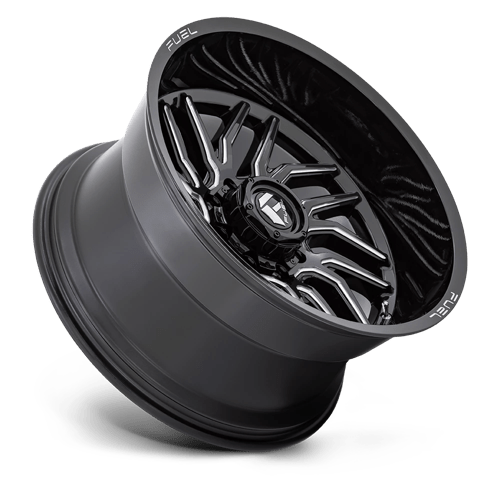 Fuel 1PC | D807 HURRICANE | 20.0x9.00 | 5X150 | 20 | GLOSS BLACK MILLED