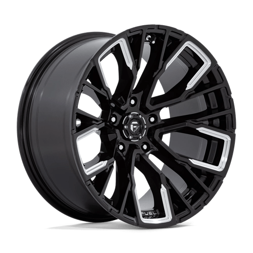 Fuel 1PC | D849 REBAR | 20.0x10.00 | 5X127 | -18 | GLOSS BLACK MILLED