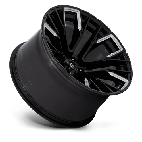 Fuel 1PC | D849 REBAR | 22.0x12.00 | 5X127 | -44 | GLOSS BLACK MILLED