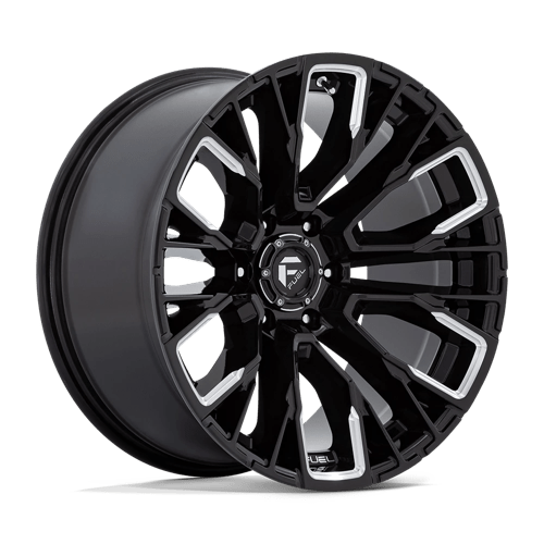 Fuel 1PC | D849 REBAR | 17.0x9.00 | 6X135 | -12 | GLOSS BLACK MILLED