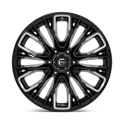 Fuel 1PC | D849 REBAR | 17.0x9.00 | 6X135 | -12 | GLOSS BLACK MILLED