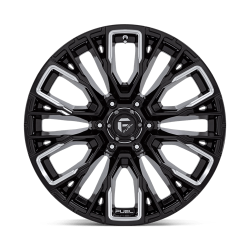 Fuel 1PC | D849 REBAR | 17.0x9.00 | 6X114.3 | 1 | GLOSS BLACK MILLED