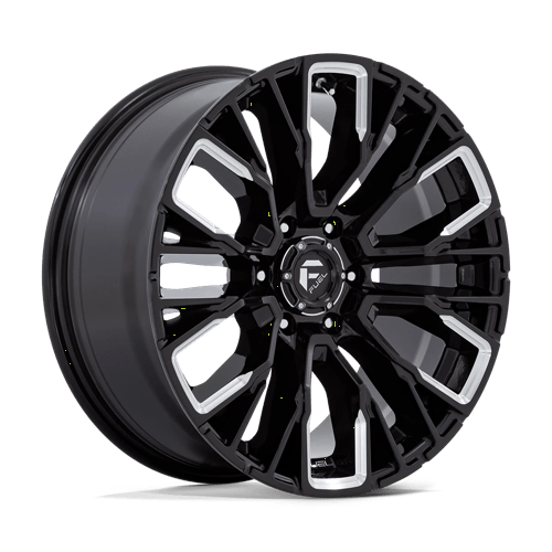 Fuel 1PC | D849 REBAR | 20.0x9.00 | 6X139.7 | 20 | GLOSS BLACK MILLED