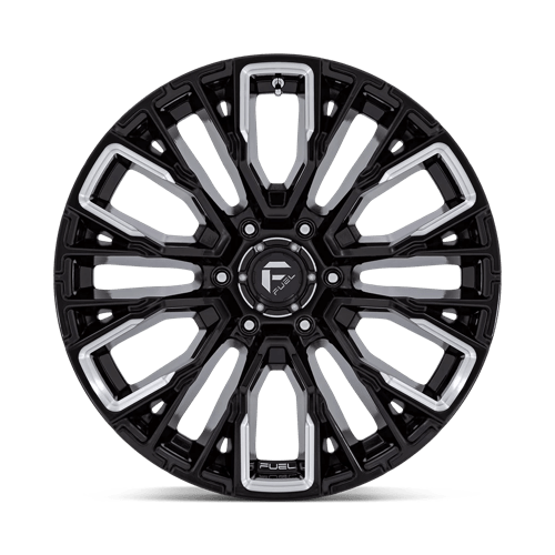 Fuel 1PC | D849 REBAR | 20.0x9.00 | 6X139.7 | 20 | GLOSS BLACK MILLED