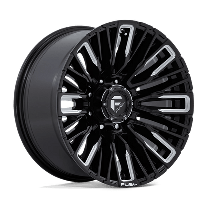 Fuel 1PC | D849 REBAR | 20.0x10.00 | 8X170 | -18 | GLOSS BLACK MILLED