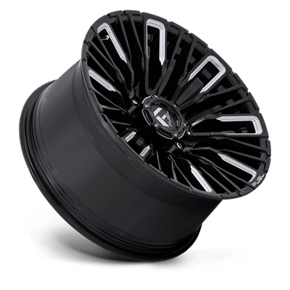 Fuel 1PC | D849 REBAR | 20.0x10.00 | 8X180 | -18 | GLOSS BLACK MILLED
