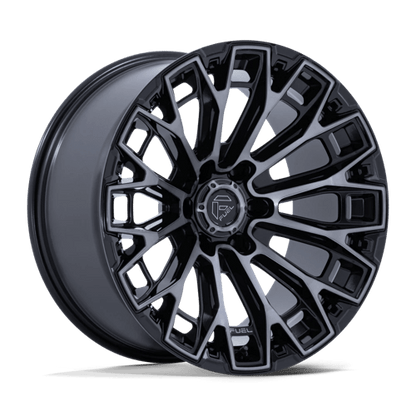 Fuel 1PC | FC882 TRAX | 17.0x9.00 | 6X135 | 1 | GLOSS BLACK MACHINED FACE DTCC