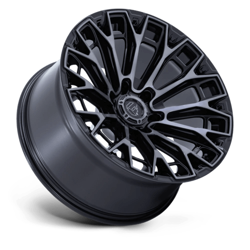 Fuel 1PC | FC882 TRAX | 17.0x9.00 | 6X135 | 20 | GLOSS BLACK MACHINED FACE DTCC