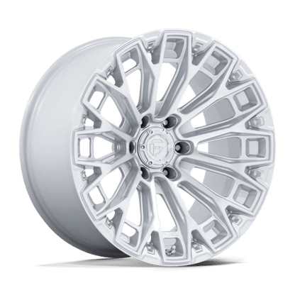 Fuel 1PC | FC882 TRAX | 20.0x10.00 | 6X139.7 | -18 | GLOSS SILVER W/ MACHINED FACE