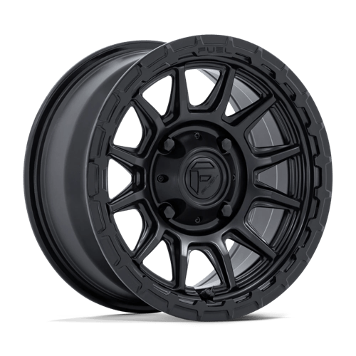Fuel UTV | FV866 PISTON UTV | 15.0x7.00 | 4X156 | 10 | MATTE BLACK W/ GLOSS BLACK LIP