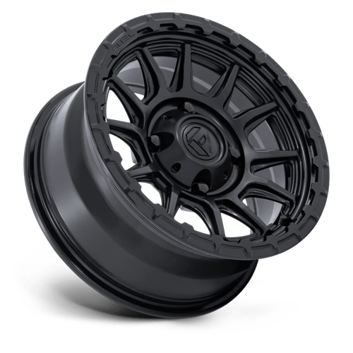 Fuel UTV | FV866 PISTON UTV | 15.0x7.00 | 4X156 | 38 | MATTE BLACK W/ GLOSS BLACK LIP