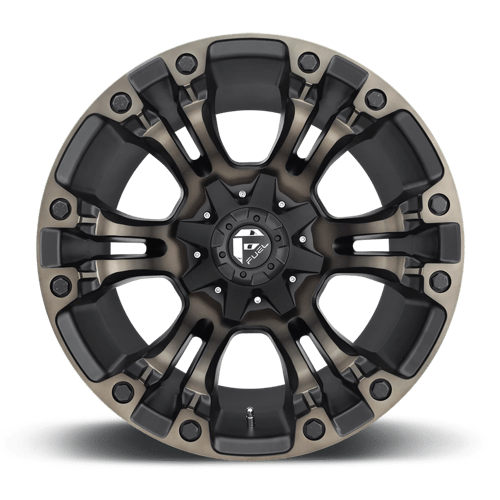 Fuel 1PC | D569 VAPOR | 20.0x9.00 | 5X114.3/5X127 | 1 | MATTE BLACK DOUBLE DARK TINT