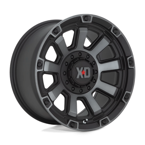 XD | XD852 GAUNTLET | 20.0x9.00 | 6X135/6X139.7 | 0 | SATIN BLACK W/ GRAY TINT