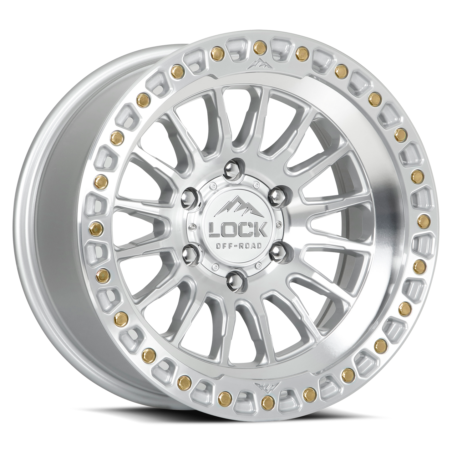 GRIT | 17X8.5 | 6X139.7 | +25 | MACHINE WITH CLEAR COAT | GRIT-78569MC25