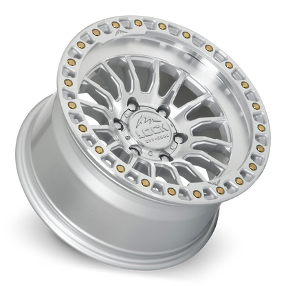 GRIT | 17X8.5 | 6X139.7 | +25 | MACHINE WITH CLEAR COAT | GRIT-78569MC25