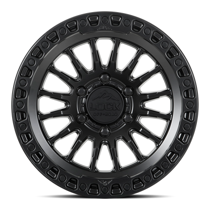GRIT | 17X9 | 6X139.7 | +1 | MATTE BLACK W MATTE BLACK RING | GRIT-7969MB