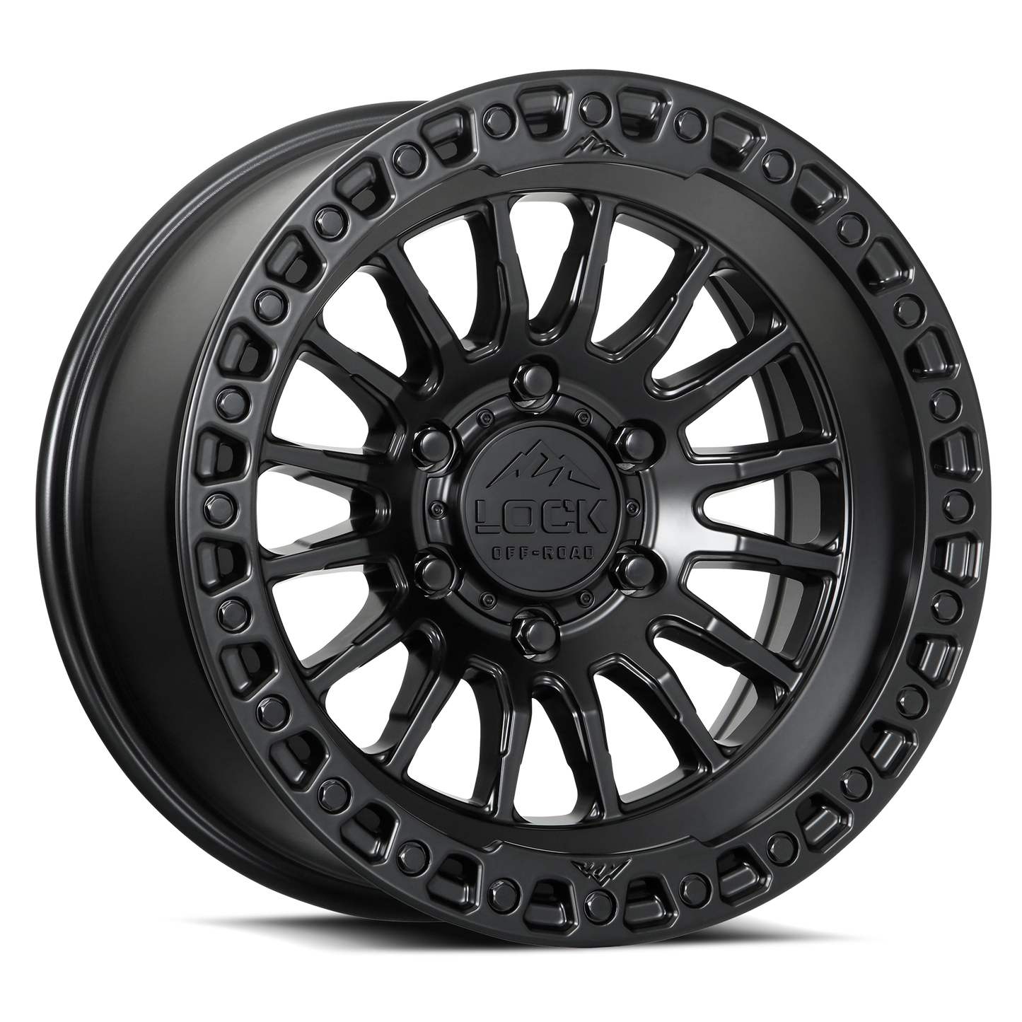 GRIT | 17X9 | 5X127 | +1 | MATTE BLACK W MATTE BLACK RING | GRIT-7957MB