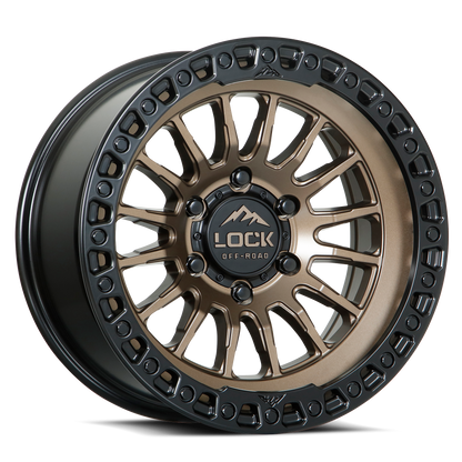 GRIT | 17X8.5 | 6X135 | +25 | MATTE BRONZE W MATTE BLACK RING | GRIT-78563MRMBR25