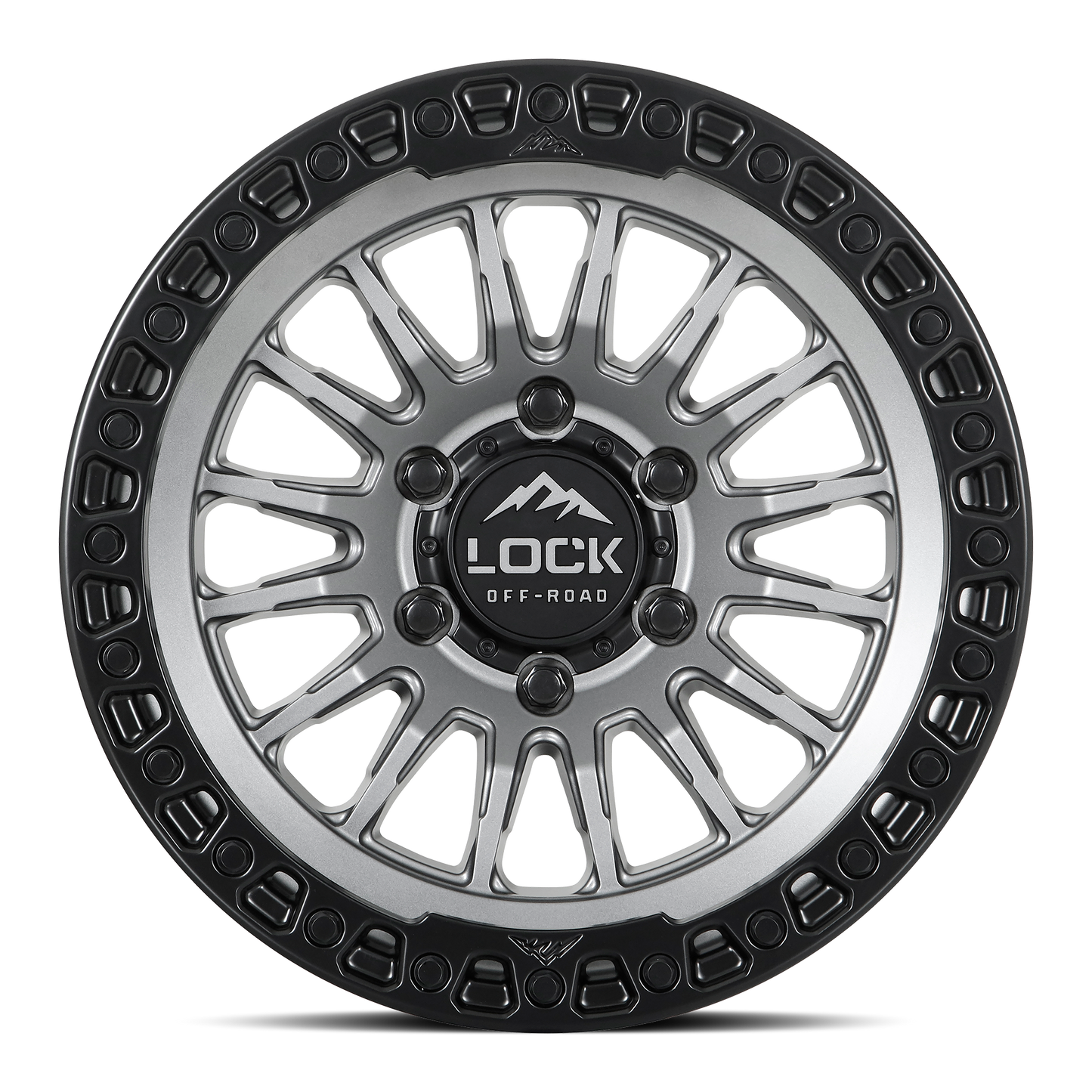 GRIT | 17X9 | 6X139.7 | +1 | MATTE GREY W MATTE BLACK RING | GRIT-7969MGMBR