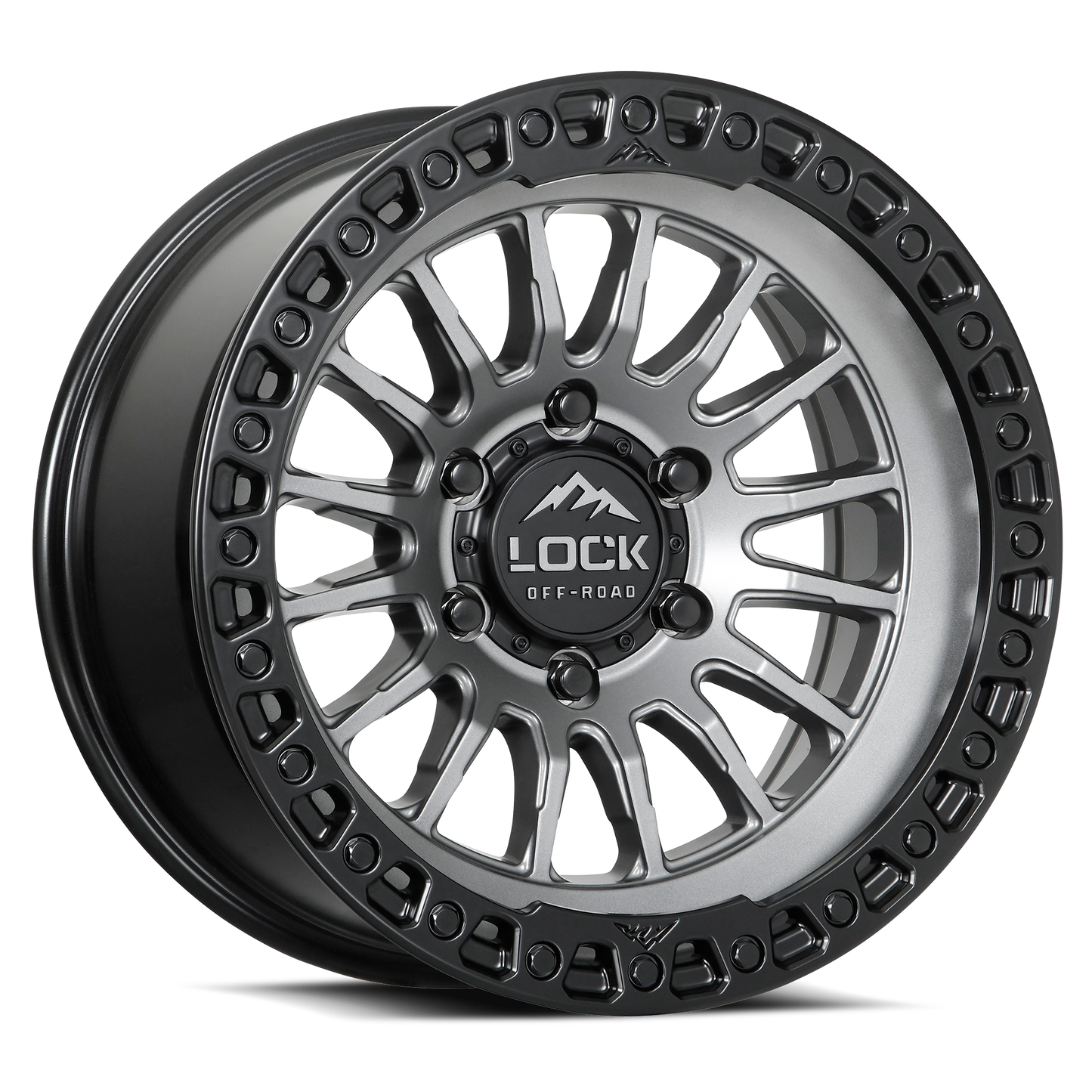 GRIT | 17X9 | 6X139.7 | +1 | MATTE GREY W MATTE BLACK RING | GRIT-7969MGMBR