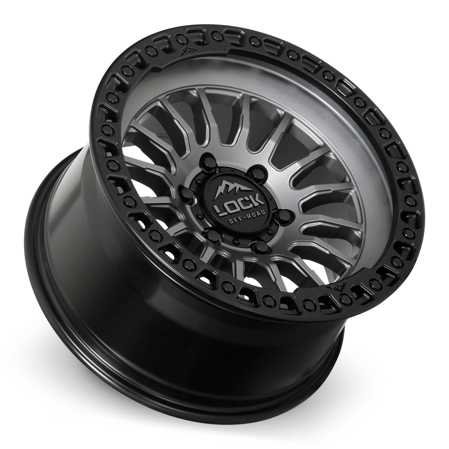 GRIT | 17X9 | 6X139.7 | +1 | MATTE GREY W MATTE BLACK RING | GRIT-7969MGMBR