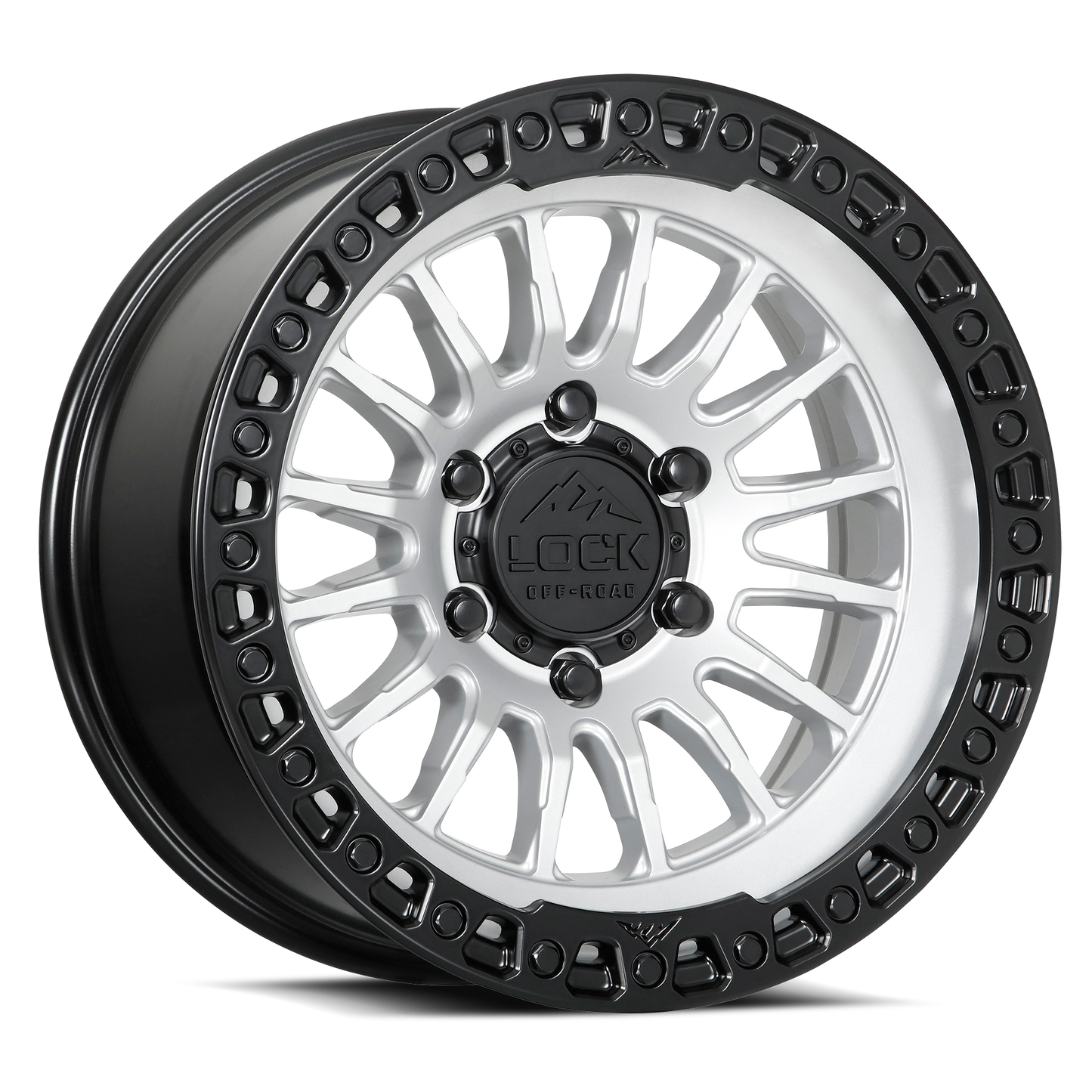 GRIT | 17X9 | 6X135 | +1 | MATTE SILVER W MATTE BLACK RING | GRIT-7963MSMBR