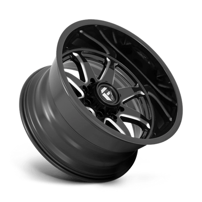 Fuel 1PC | D749 HAMMER | 20.0x10.00 | 8X170 | -18 | GLOSS BLACK MILLED