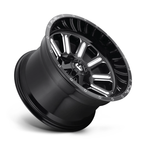 Fuel 1PC | D620 HARDLINE | 17.0x9.00 | 8X170 | 1 | GLOSS BLACK MILLED