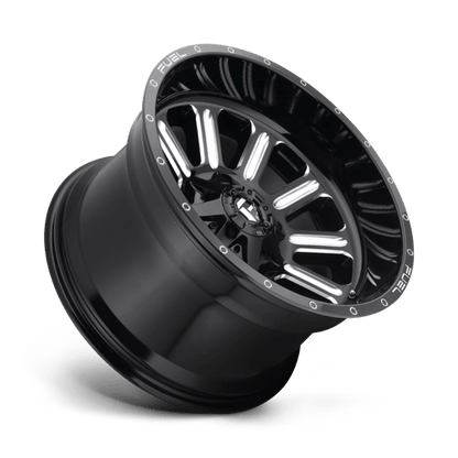 Fuel 1PC | D620 HARDLINE | 20.0x10.00 | 8X170 | -18 | GLOSS BLACK MILLED