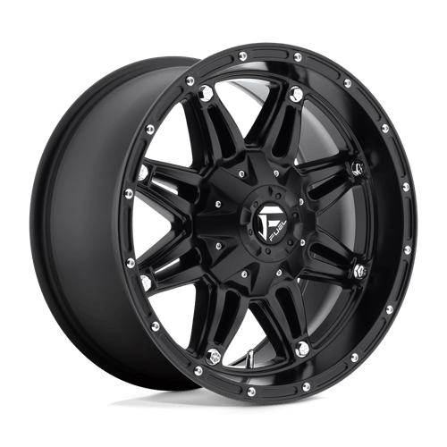 Fuel 1PC | D531 HOSTAGE | 17.0x9.00 | 8X170 | 1 | MATTE BLACK
