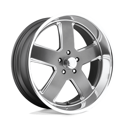 US Mag 1PC | U118 HUSTLER | 22.0x9.00 | 5X127 | 1 | MATTE GUN METAL