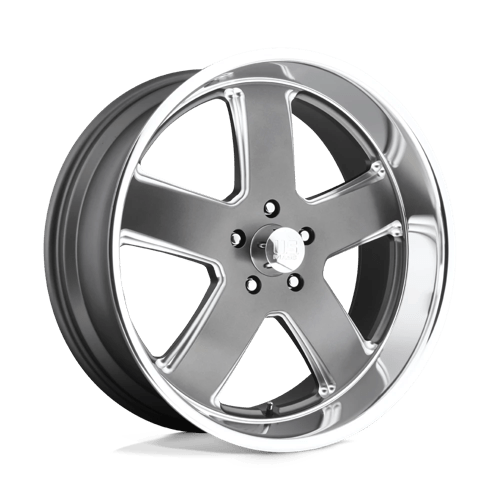 US Mag 1PC | U118 HUSTLER | 20.0x8.00 | 5X120.65 | 1 | MATTE GUN METAL