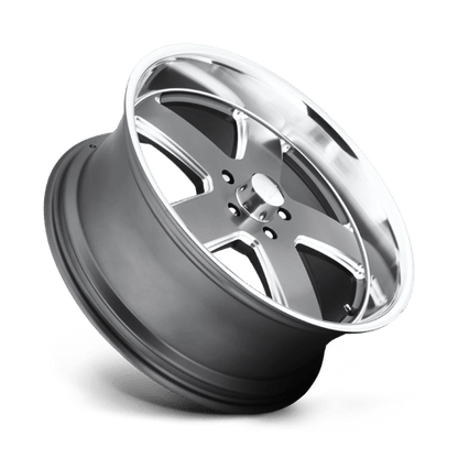 US Mag 1PC | U118 HUSTLER | 20.0x8.00 | 5X120.65 | 1 | MATTE GUN METAL