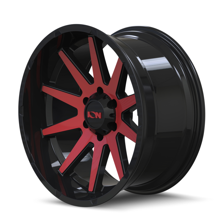 ION 143 GLOSS BLACK RED MACHINED | 20x9 | 8-170 | 18mm | 143-2970BTR18