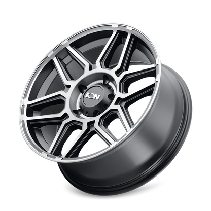 ION 146 MATTE BLACK MACHINED WITH DARK | 20x10 | 6-135 | -19mm | 146-2136TM19