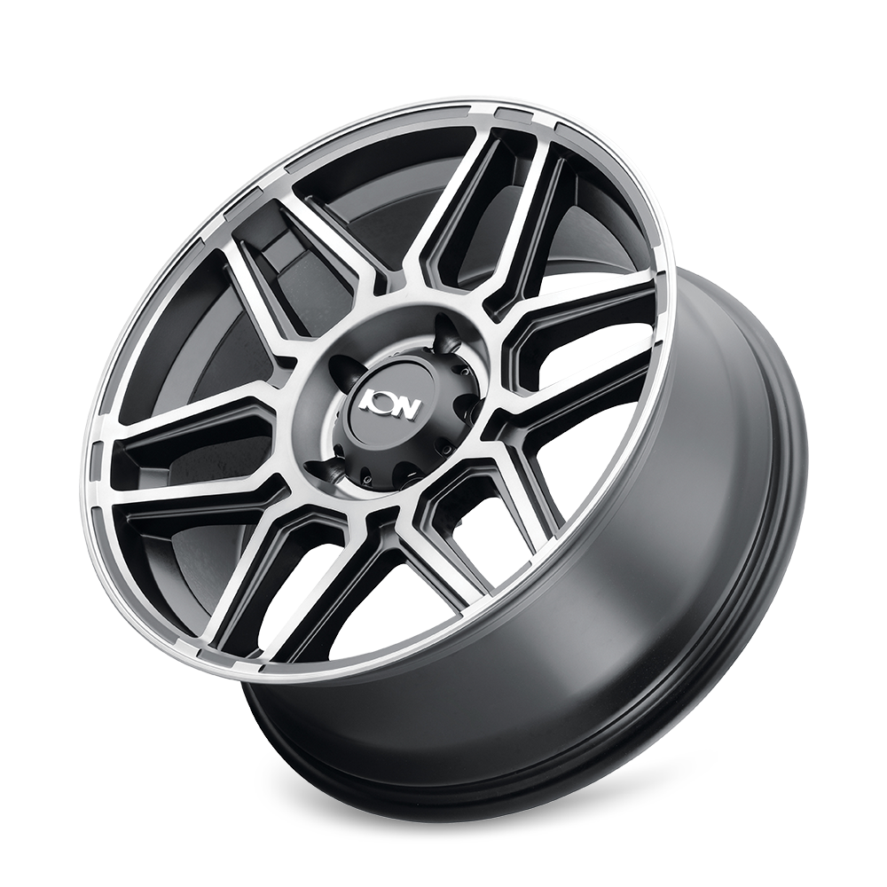 ION 146 MATTE BLACK MACHINED WITH DARK | 17x9 | 5-127 | mm | 146-7973TM