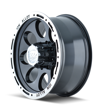 ION 174 GLOSS BLACK MACHINED | 17x9 | 8-165.1 | mm | 174-7981B