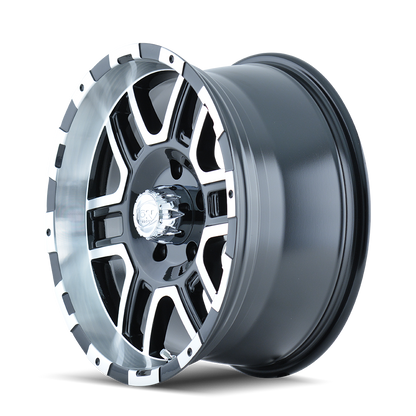 ION 179 SATIN BLACK MACHINED | 16x8 | 6-114.3 | 10mm | 179-6886B