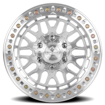 INVADER CASTING BEADLOCK | 17X9 | 6X139.7 | -12 | MACHINE WITH CLEAR COAT W MACHINED RING | INVADER-7969MC12N - Image 3