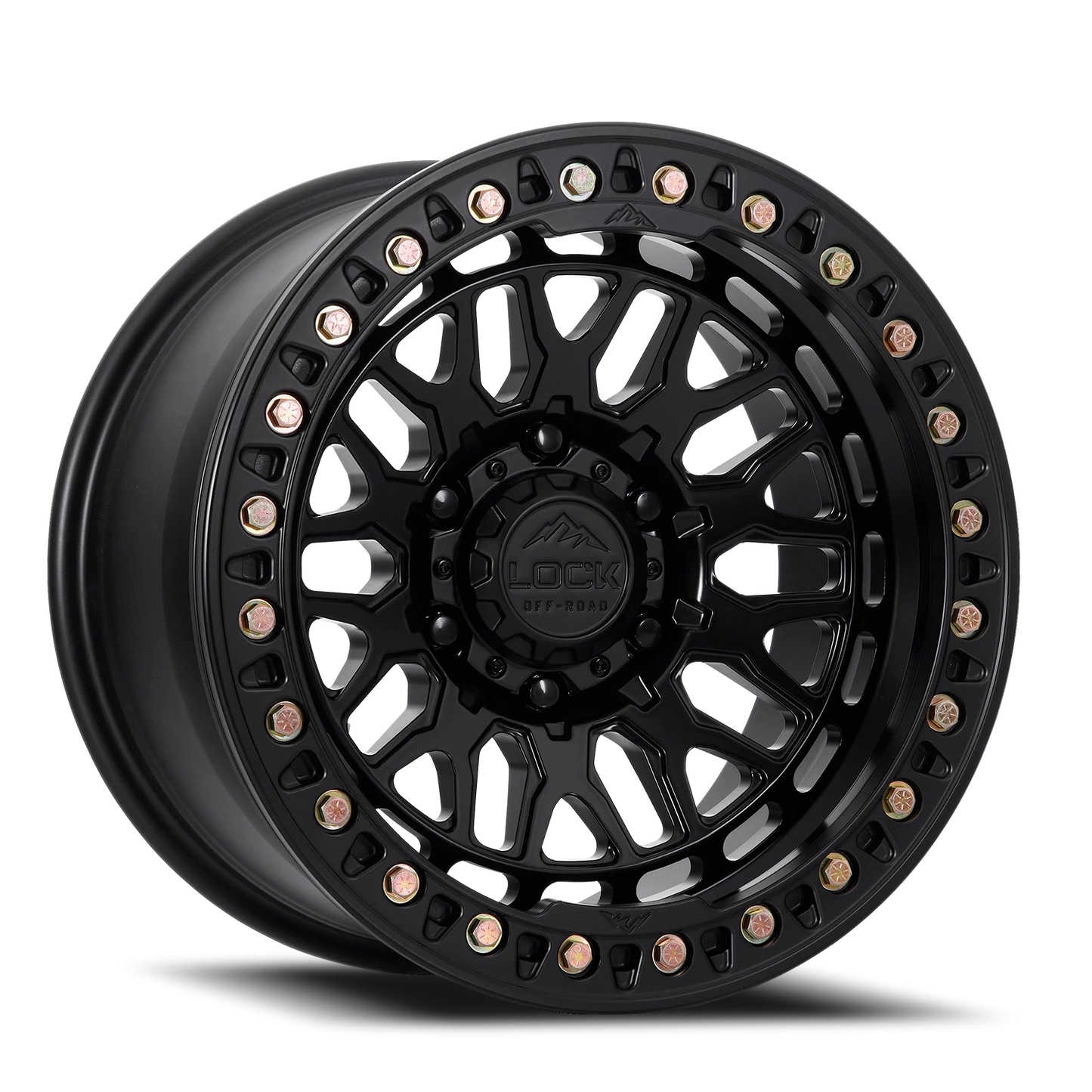 INVADER FORGED BEADLOCK | 17X9 | 5X127 | +25 | MATTE BLACK W MATTE BLACK FORGED | INVADER-7957MB25F