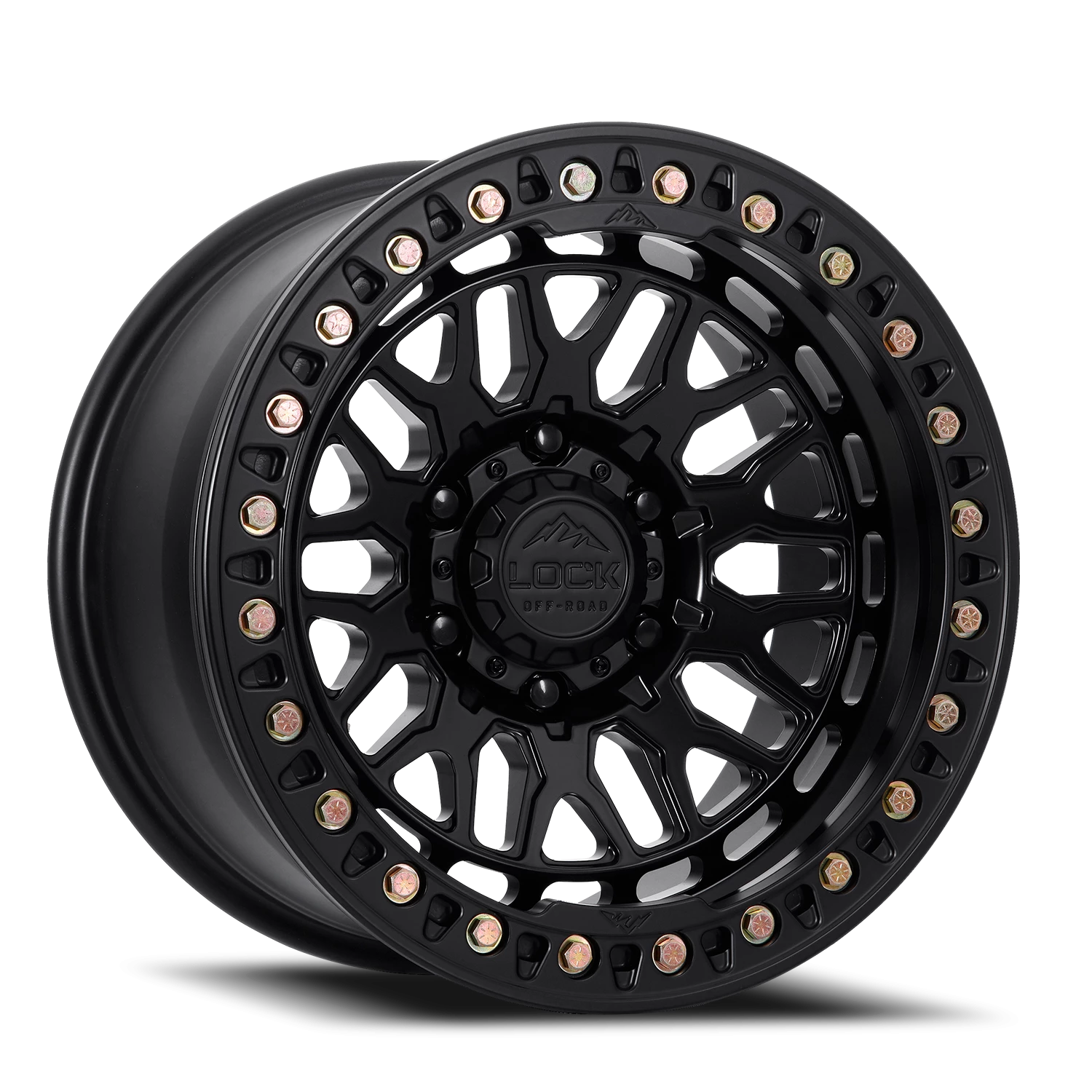 INVADER FORGED BEADLOCK | 17X9 | 5X127 | +25 | MATTE BLACK W MATTE BLACK FORGED | INVADER-7957MB25F