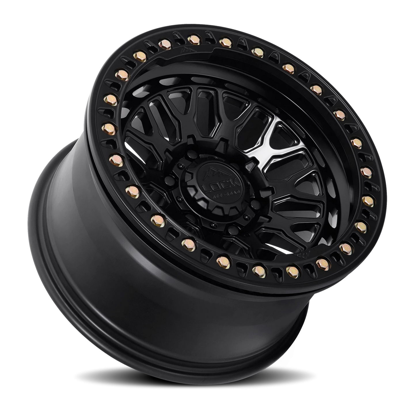 INVADER FORGED BEADLOCK | 17X9 | 5X127 | +25 | MATTE BLACK W MATTE BLACK FORGED | INVADER-7957MB25F - Image 2
