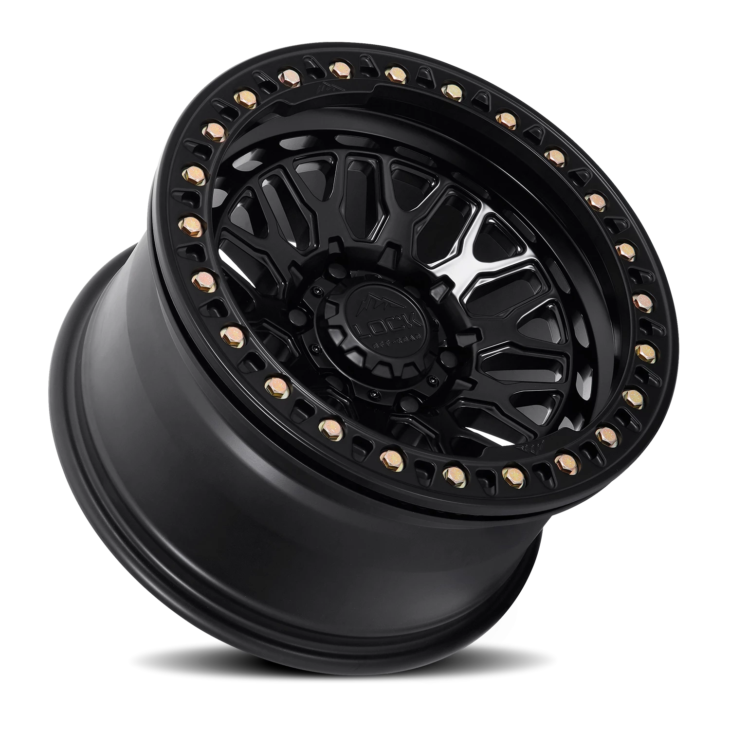 INVADER FORGED BEADLOCK | 17X9 | 5X127 | +25 | MATTE BLACK W MATTE BLACK FORGED | INVADER-7957MB25F - Image 2