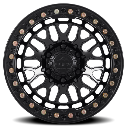 INVADER FORGED BEADLOCK | 17X9 | 5X127 | +25 | MATTE BLACK W MATTE BLACK FORGED | INVADER-7957MB25F - Image 3
