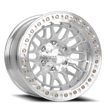 INVADER FORGED BEADLOCK | 17X9 | 6X135 | +25 | RAW MACHINE WITH MACHINE RING FORGED | INVADER-7963MC25F