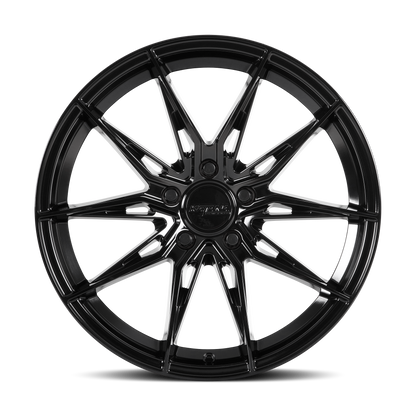 KATANA RACING KR10 Glossy Black | 18x8.0 | 5x110 | +40mm | KR10-188051GB