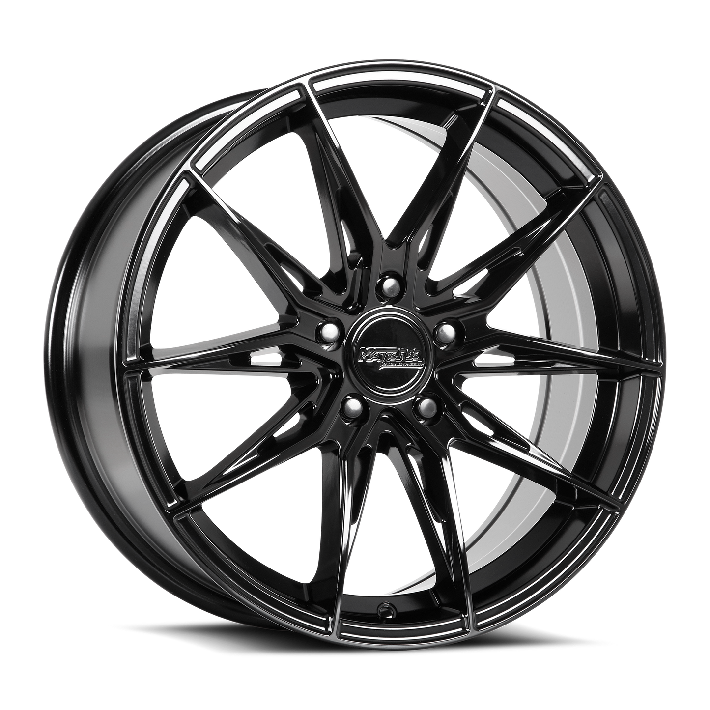 KATANA RACING KR10 Glossy Black | 18x8.0 | 5x120 | +40mm | KR10-188045GB