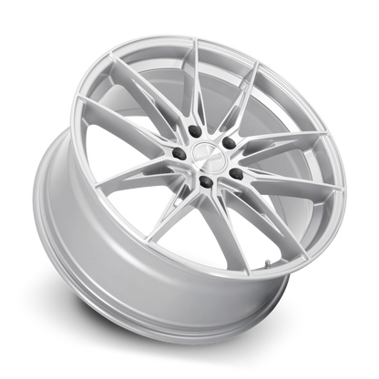 KATANA RACING KR10 Glossy Silver Machine Face | 18x8.0 | 5x112 | +40mm | KR10-188052GSF